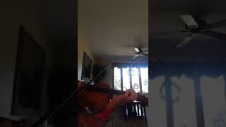Monday's melody on Violin