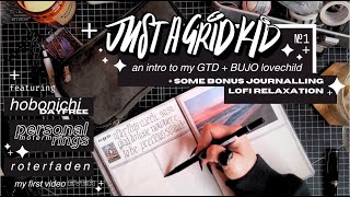 JUST A GRID KID №1 ☯ planning system overview + relaxing journal sesh [ hobonichi DF, rings, lofi ]