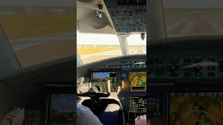 Cockpit POV Falcon 2000 Takeoff