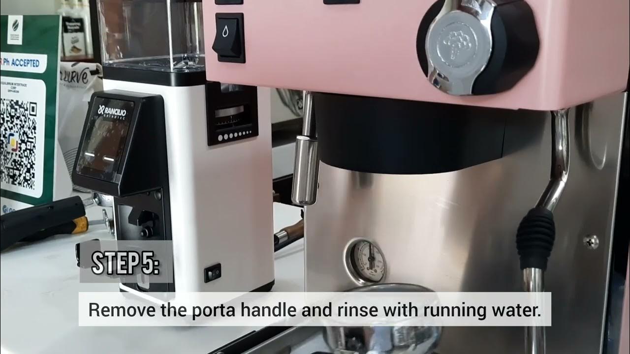 Automatic Cleaning feature in Rancilio Silvia Pro X YouTube