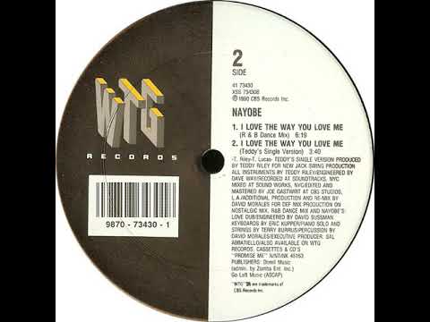 Nayobe ‎– I Love The Way You Love Me (Nayobe's Love Dub)(1990)