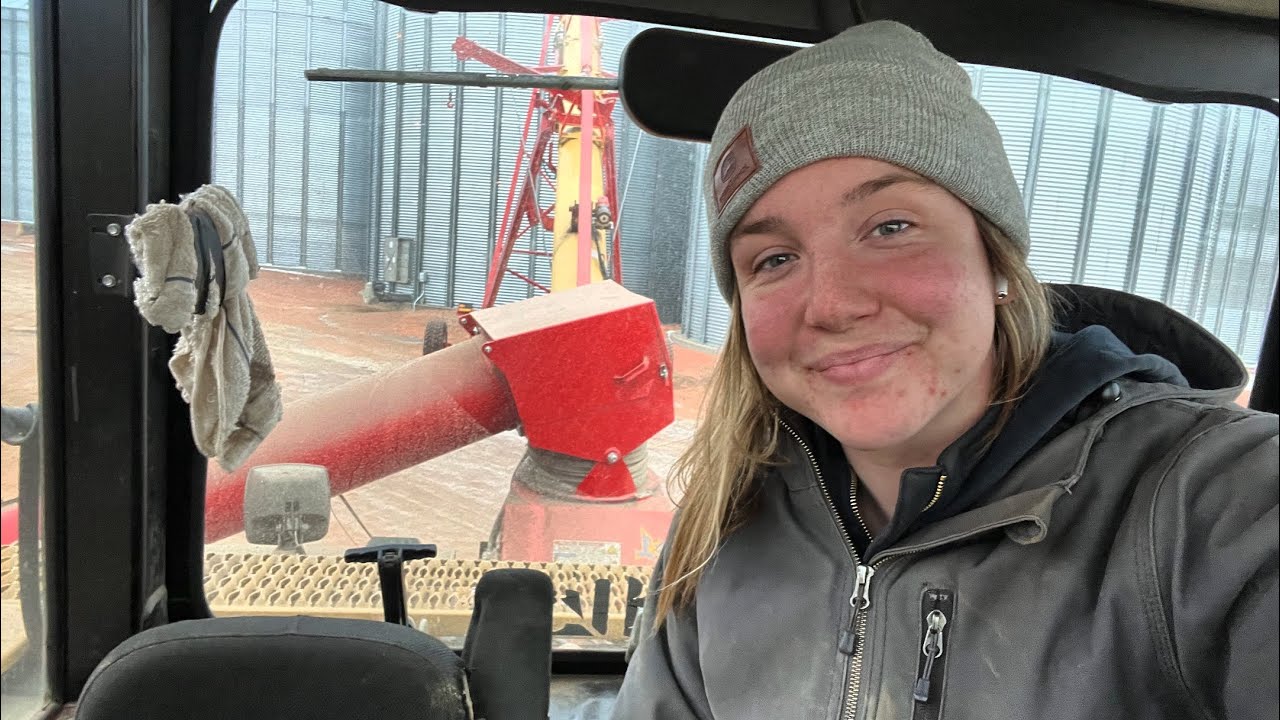 Winter Farm Work in North Dakota
