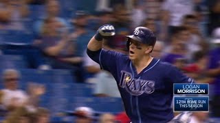 LAA@TB: Morrison launches a solo home run to right