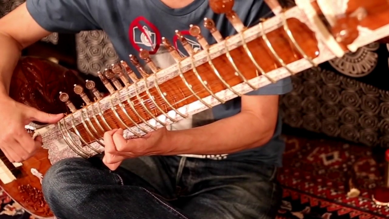 PALOMA社製】ダブルトゥンバ高級シタールセット（グラスファイバー