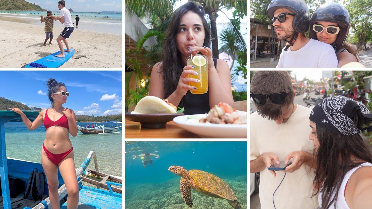 LOMBOK 2025 🇮🇩 | Plaj Günleri, Gizli Gili Adaları Şnorkel Turu, Sörfçü Kocam ve Bana Değen Böcekler