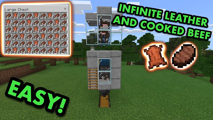 Ultimate Minecraft Cow Farm Tutorial