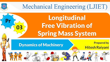 P 03 To Study the longitudinal vibration of spring mass system | Dynamics of Machinery| Mechanical|