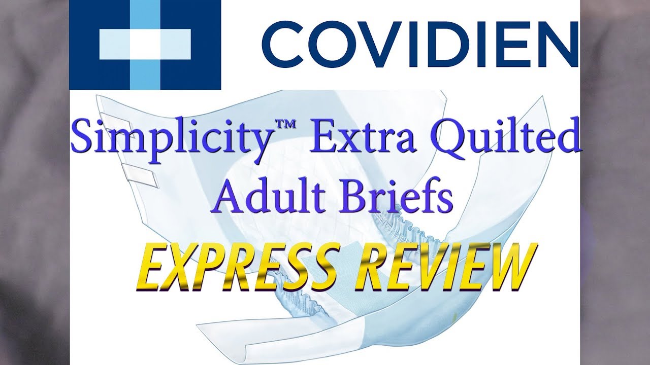 Covidien® Simplicity™ EXTRA Quilted "EXPRESS" Review - YouTube