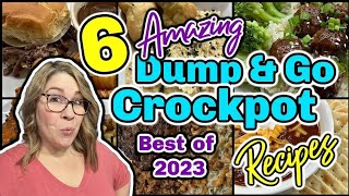 6 of the BEST MOUTH-WATERING Dump & Go Crockpot RECIPES that are Quick & Easy| BEST OF RECIPES 2023!