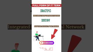 Irctc Isdn Full Form It Term Computer Online