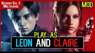 Play as LEON or CLAIRE + MORE in Resident Evil Resistance (Mod)