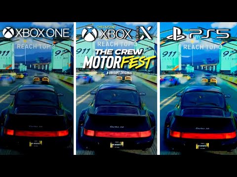 The Crew Motorfest Xbox One vs Xbox Series S vs Xbox Series X vs PS5 Graphics Comparison