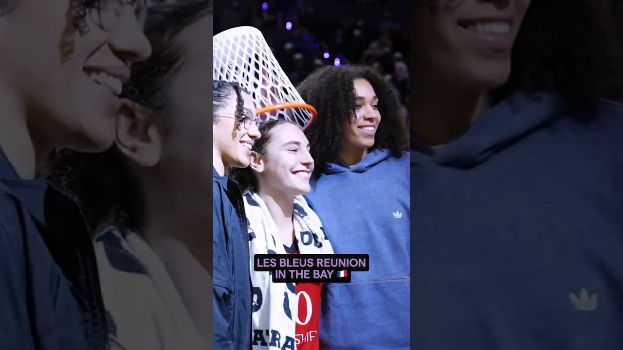 Berlin to Ballhalla 🇫🇷💜 | Gabby & Janelle Link Up with Carla Leite 🔥 #wnba #goldenstatevalkyries