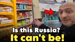 American was SHOCKED by what he saw! He watched how Russians live under sanctions