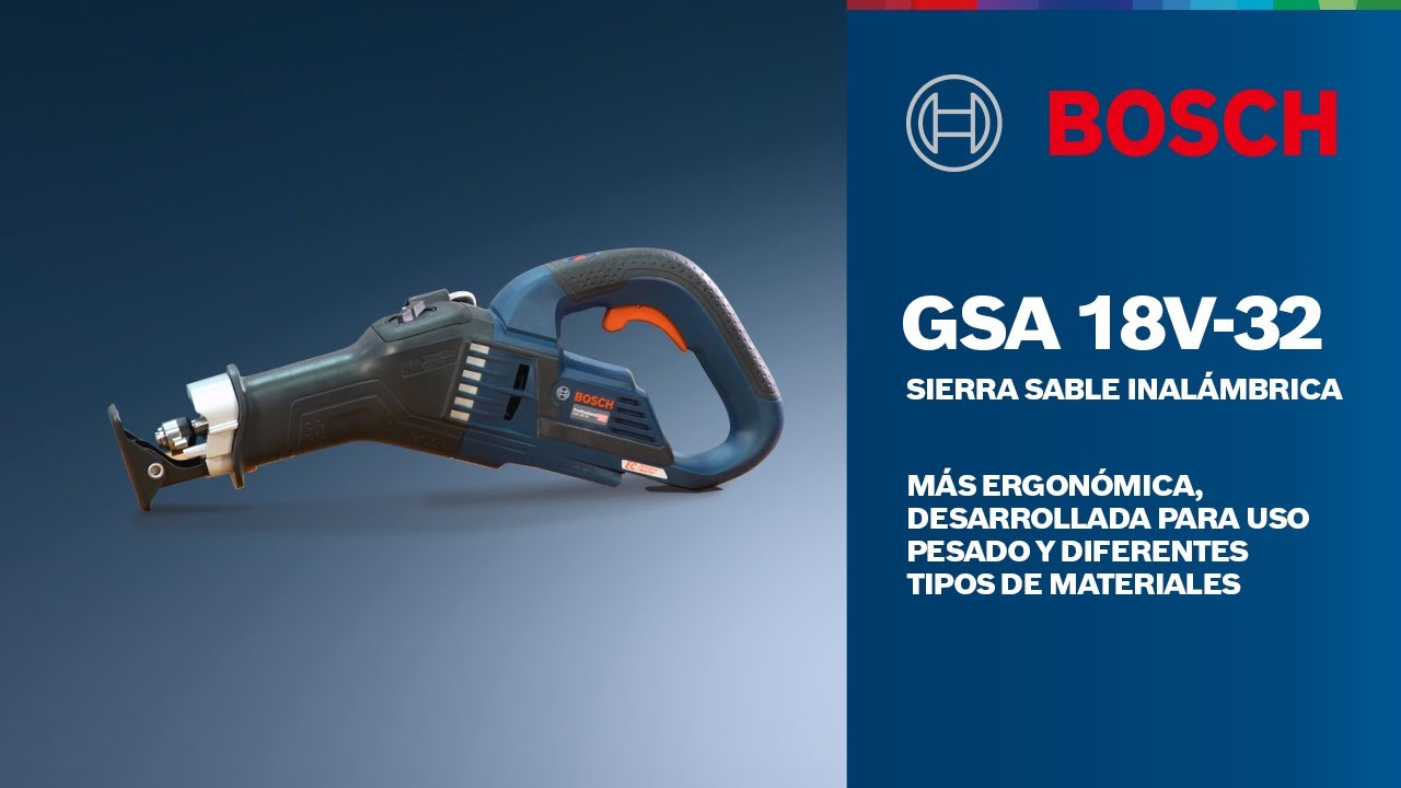 Sierra Sable inalambrica Bosch GSA 18V-32 No bat/cargador