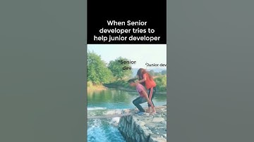 Senior vs Junior Developer 😂 #developermemes #codingmemes #funny #comedy #Programmingmemes
