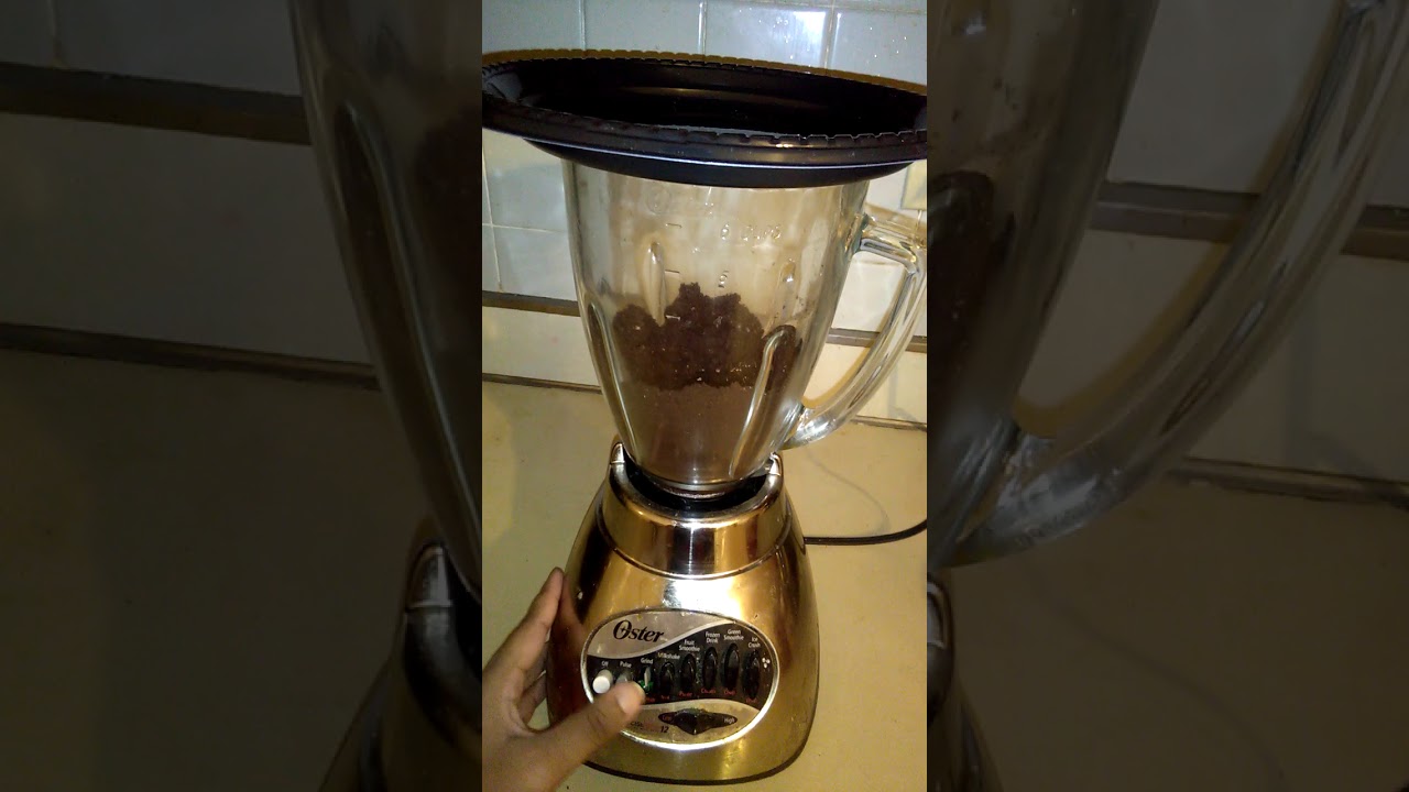 Let's Grind the Coffee Beans in the blender YouTube