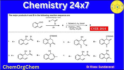 Reformatsky reaction| Silyl protection| Heck Cross-Coupling| CSIR 2016| Problem Solved |ChemOrgChem