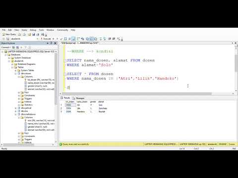 Video: Bagaimanakah saya mengeksport skema pangkalan data dalam SQL Server?