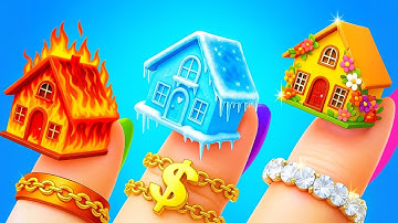 🌟 元素パワー全開！ 火・水・土・風のきょうだいと過ごす日々 🔥💧🌱💨