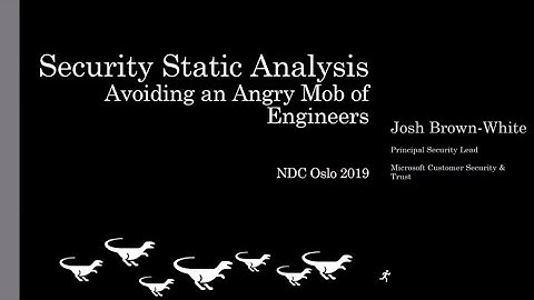 Security Static Analysis - Avoiding an Angry Mob of Engineers - Josh Brown-White