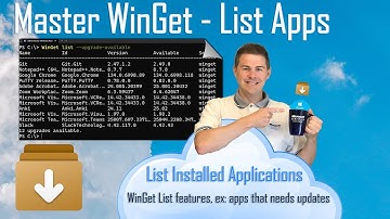 Master WinGet - List Apps (4/9)