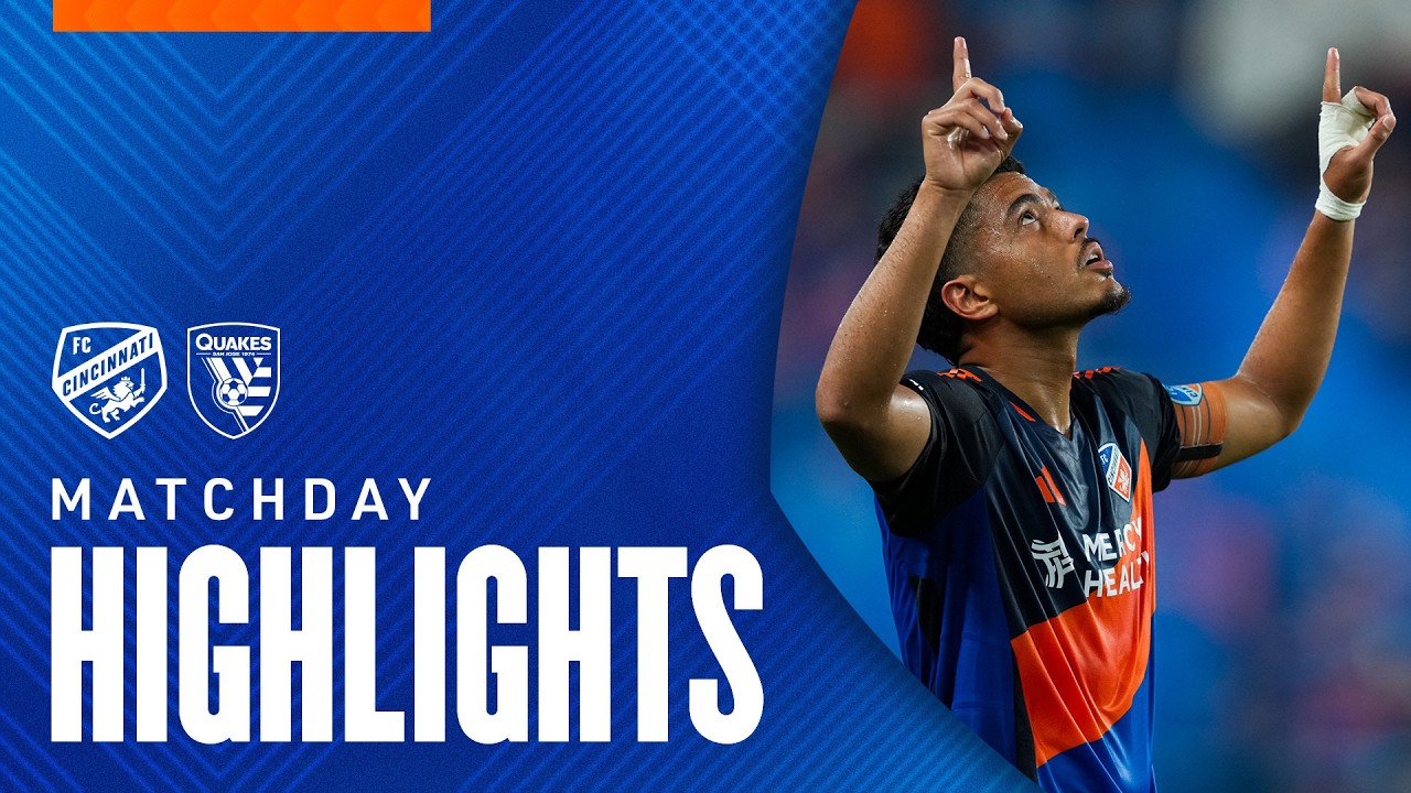HIGHLIGHTS: FC Cincinnati vs San Jose Earthquakes | August 1, 2026