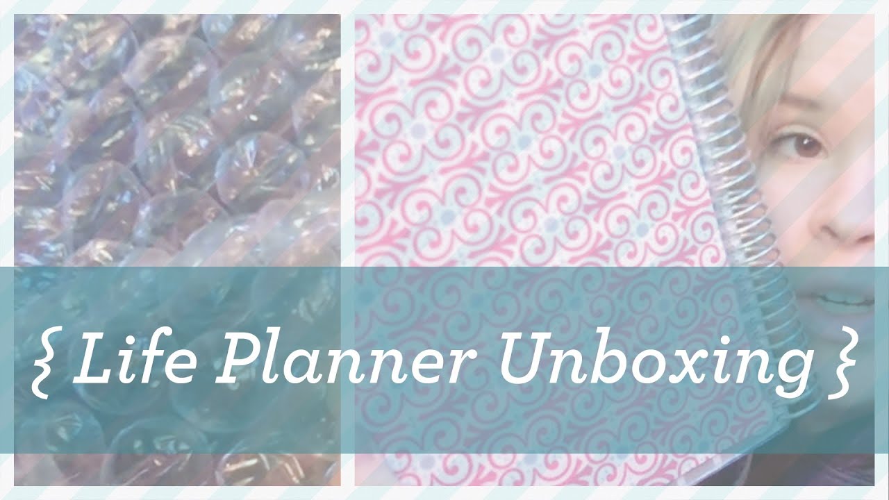Erin Condren Life Planner Unboxing - YouTube
