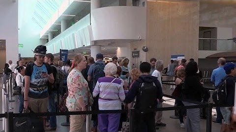 Inside the LAX airport terminal swaps