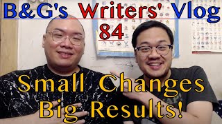 Less than expected but still more | Writers' vlog 0084 - WRITING