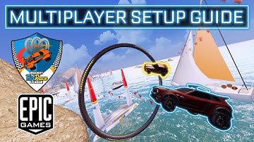 Epic Games Workshop Multiplayer! - Rocket League Air Race Setup Guide