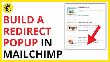 How to Build a Redirect PopUp in Mailchimp [QUICK GUIDE]