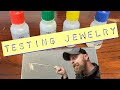 Jewelry testing demonstration  how you price them to sell