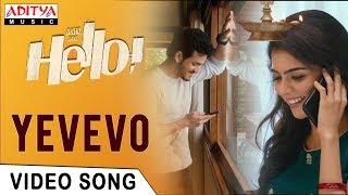 Vignette de la vidéo "Yevevo Video Song | HELLO! Video Songs | Akhil Akkineni, Kalyani Priyadarshan|Anup Rubens"