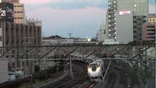 E657系スーパーひたち46号水戸駅付近通過&キハE130系入換@2012.12.08