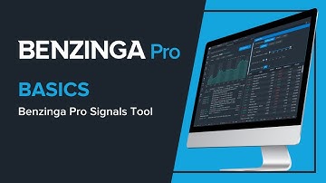 Benzinga Pro Signals Tool
