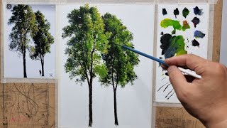 [야외로Art] 알기쉬운 나무 기초유화방법 Easy-to-understand basic method of oil painting on trees