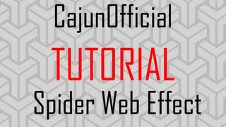 Tutorial - Spider Web Effect - SUPER SIMPLE!