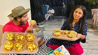 Crispy Cheesy Paneer Tikka Disc ln Kadai 😋 No Oven Cheese Disc l Easy Snacks Recipe l Paneer Tikka l