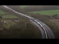 Aerial footage shows lorries backed up for miles in Kent after France travel ban
