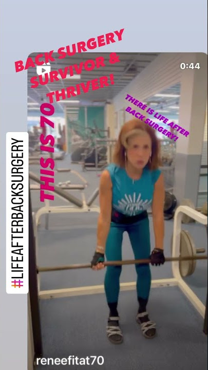 Bikini competitor at 69 even after back surgery