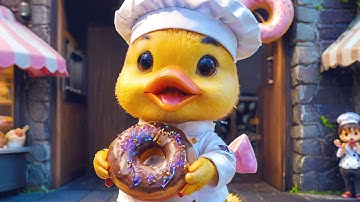 Blender with Stable Diffusion XL Tutorial - Kawaii duck wearing a chef uniform