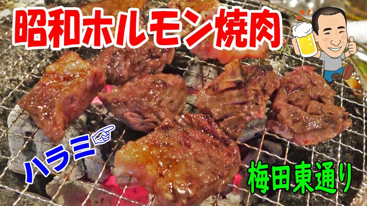 庶民の焼肉 昭和大衆ホルモン 長過ぎる入口を抜けると発見 梅田東通り Youtube