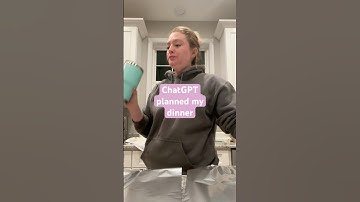 ChatGPT planned my dinner #mom #momlife #dinnerideas #cookingvideo #cooking #mealplanning