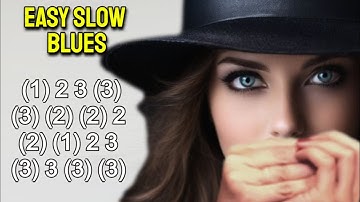 EASY SLOW BLUES HARMONICA ( C DIATONIC ), ARMÓNICA C, TABS, BLUES HARP C, GAITA BOCA C, MUNDHARMONIK