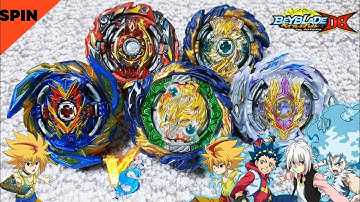 베이블레이드 버스트 DB 배니쉬 파브닐 VS 슈퍼킹 레전드 (강산 & 루이 & 슈 & 프리) 무조건 5라운드 Beyblade burst DB Vanish Fafnir