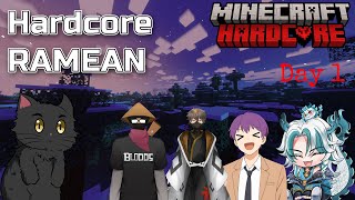Hardcorenya Ramean coeng, Apakah kita bertahan lama?? | Minecraft Hardcore Bareng #part1