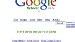 Google Scholar: Genealogy Style