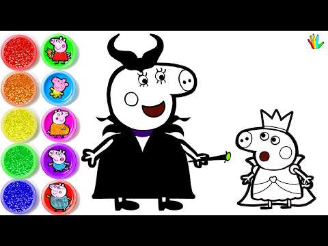 How to Draw Peppa Pig and Her Family! | Drawing and Coloring Fun for kids