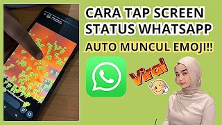 Tutorial Cara Tap Screen Status Whatsapp Viral Di Tiktok 2025 || Tap Tap Layar Status Whatsapp ||